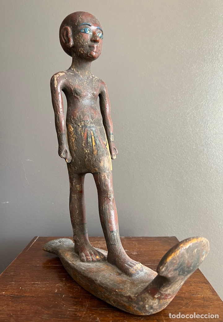 Antig&uuml;edades: Estatuilla de Sacerdote - Foto 9