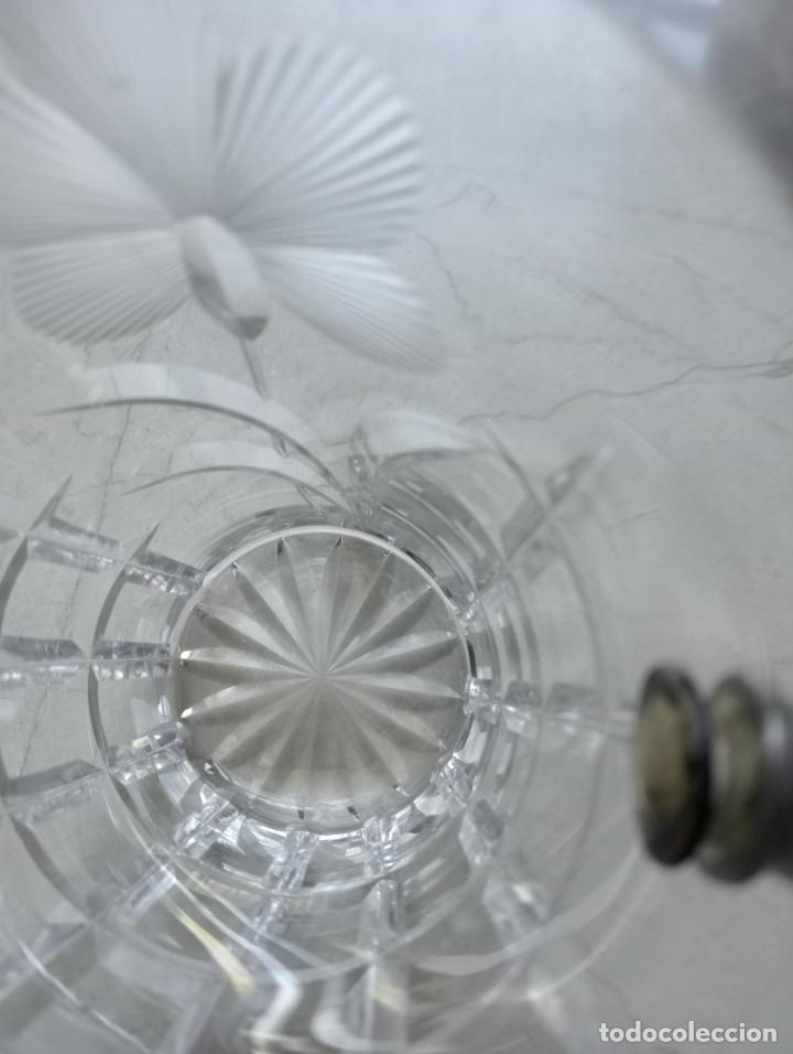 Antig&uuml;edades: CUBITERA DE CRISTAL Y POMOS DE PLATA - Foto 4