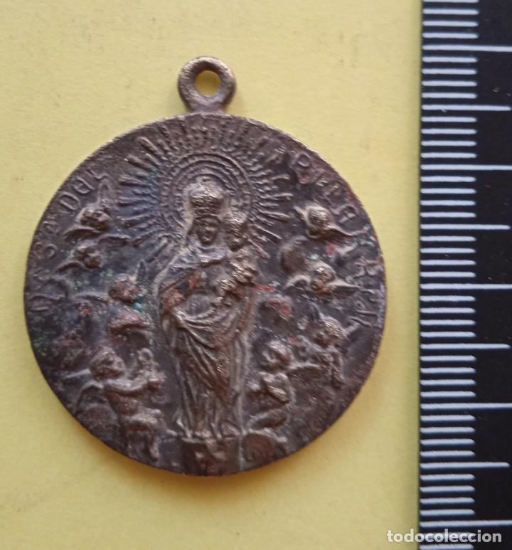 Antig&uuml;edades: medalla virgen del pilar - Foto 2