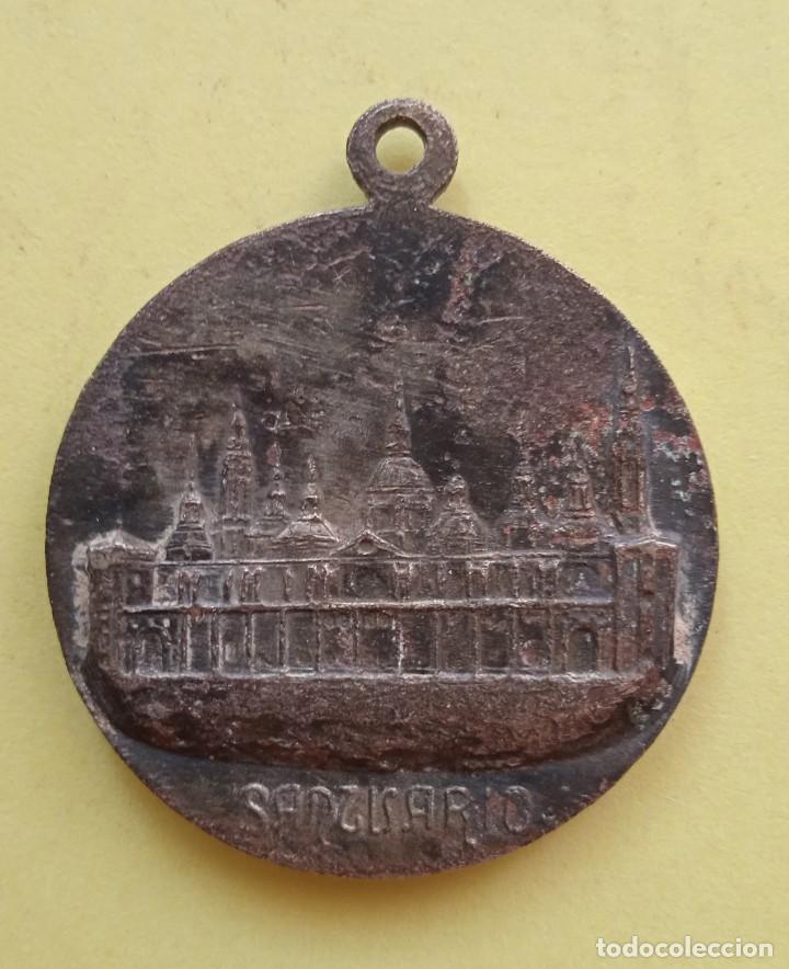 Antig&uuml;edades: medalla virgen del pilar - Foto 3