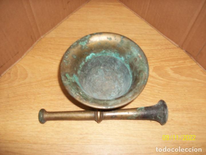 Antig&uuml;edades: ANTIGUO ALMIREZ O MORTERO DE BRONCE - Foto 3