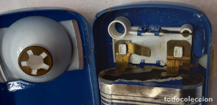 Antig&uuml;edades: ANTIGUA LINTERNA, MARCA TXIMIST, AZUL - Foto 6