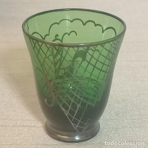 Antig&uuml;edades: Botella Cristal y Plata con Vasos - Foto 3