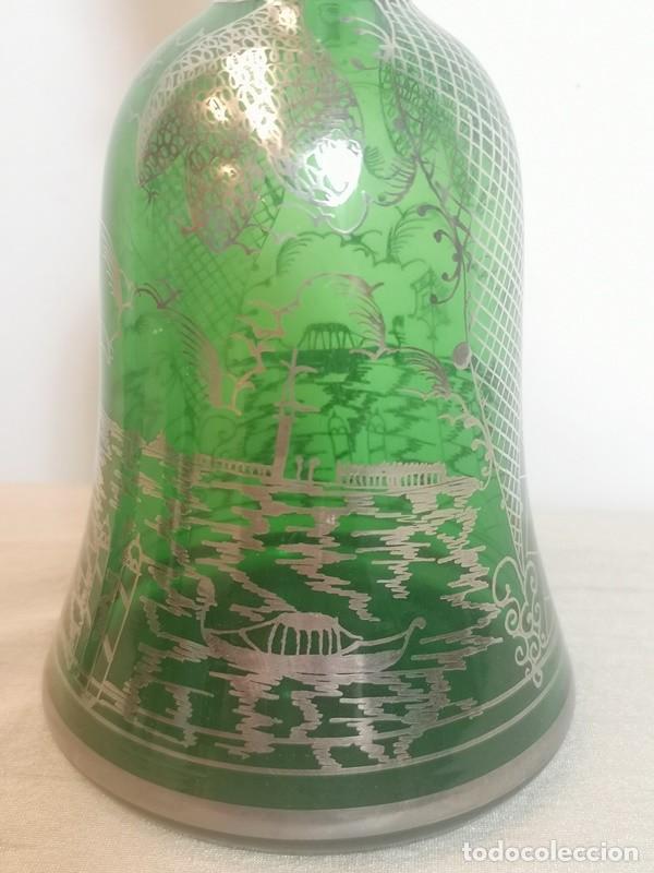 Antig&uuml;edades: Botella Cristal y Plata con Vasos - Foto 6