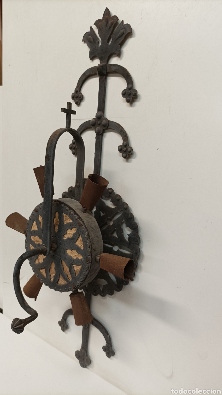 Antig&uuml;edades: Llamador rueda de campanas monasterio 70cm - Foto 2