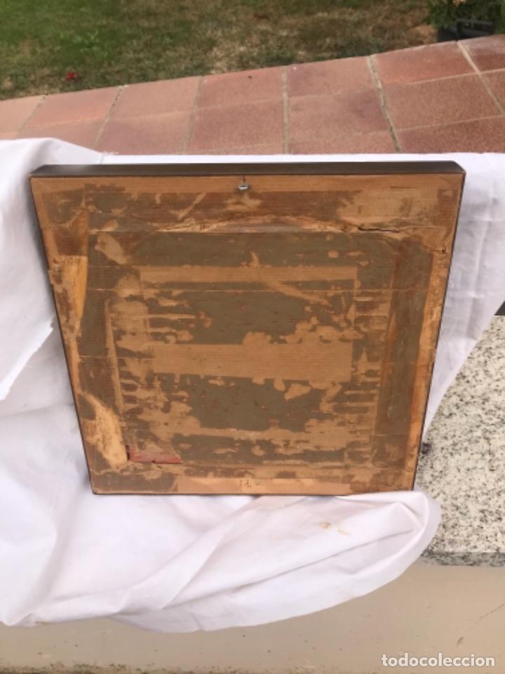 Antig&uuml;edades: Azulejo, pintado,y enmarcado - Foto 6