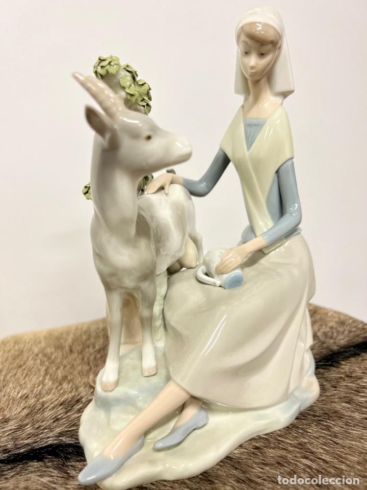 Antig&uuml;edades: FIGURA NI&Ntilde;A CON CABRA DE LLADR&Oacute; - Foto 2