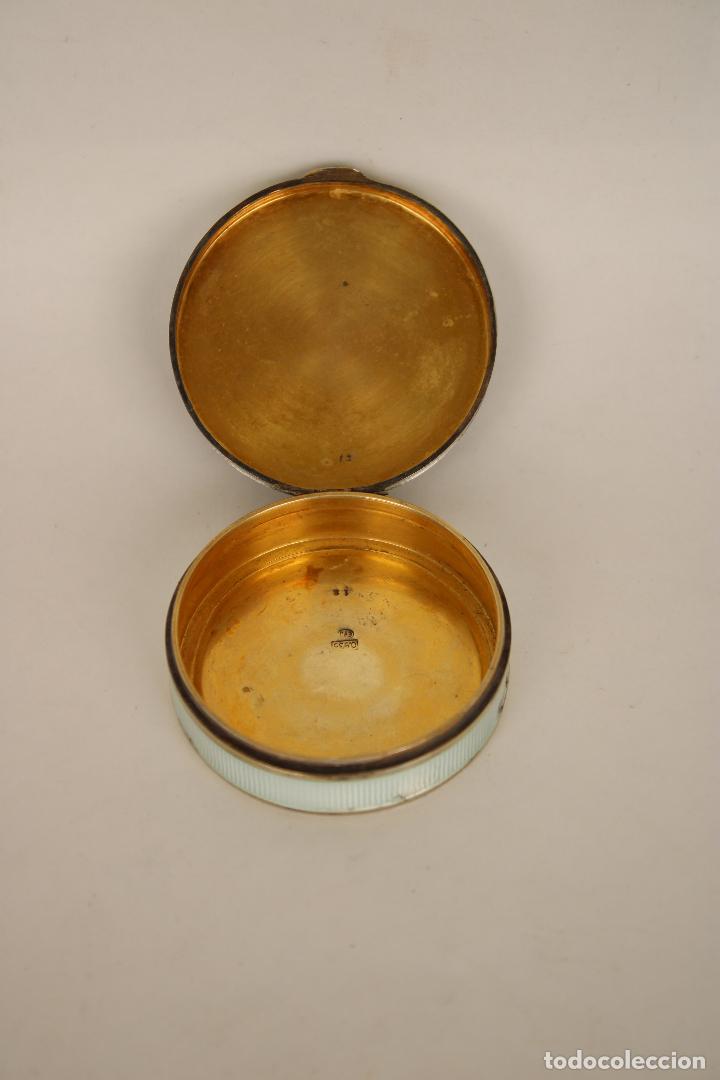 Antig&uuml;edades: cajita plata 925 con esmaltes - Foto 4