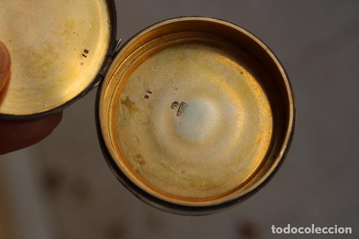 Antig&uuml;edades: cajita plata 925 con esmaltes - Foto 5