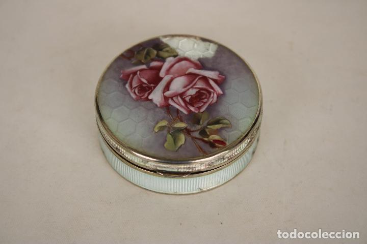 Antig&uuml;edades: cajita plata 925 con esmaltes - Foto 6