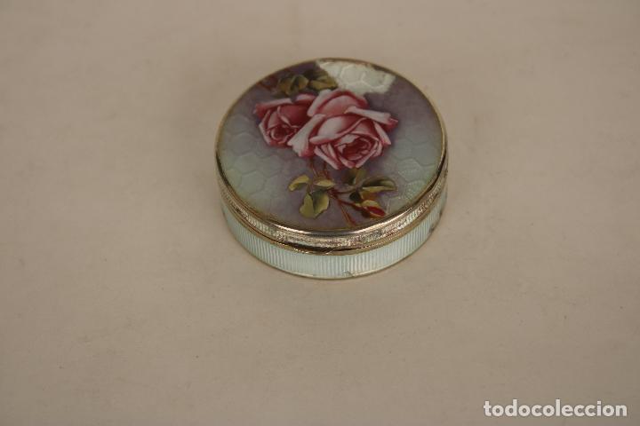 Antig&uuml;edades: cajita plata 925 con esmaltes - Foto 1