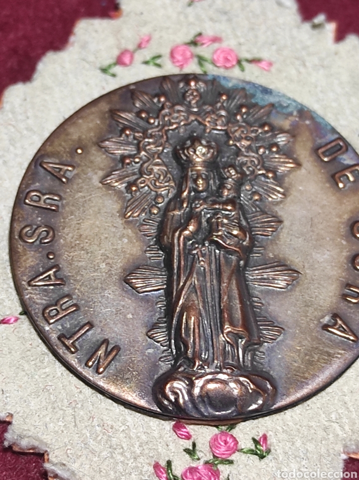 Antig&uuml;edades: Medalla de Nuestra se&ntilde;ora de Cura - Mallorca - Foto 2