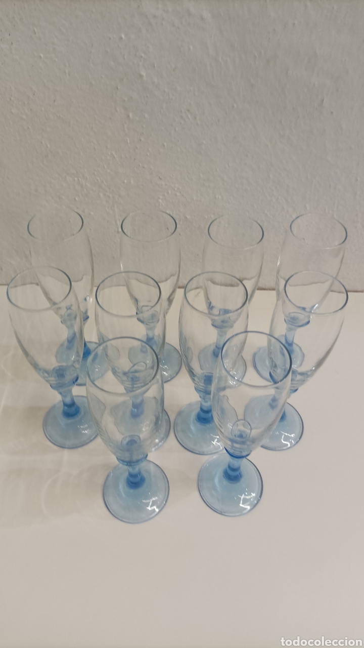 Antig&uuml;edades: 10 copas de cristal italianas - Foto 10