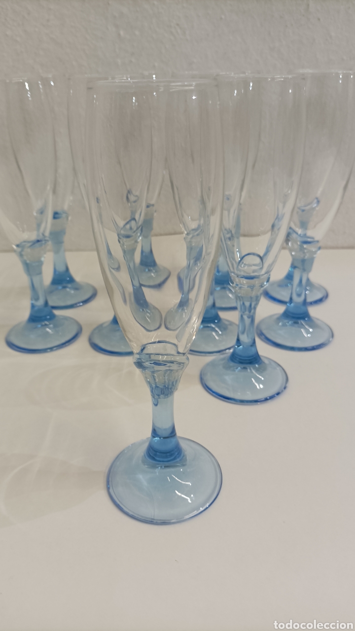 Antig&uuml;edades: 10 copas de cristal italianas - Foto 11