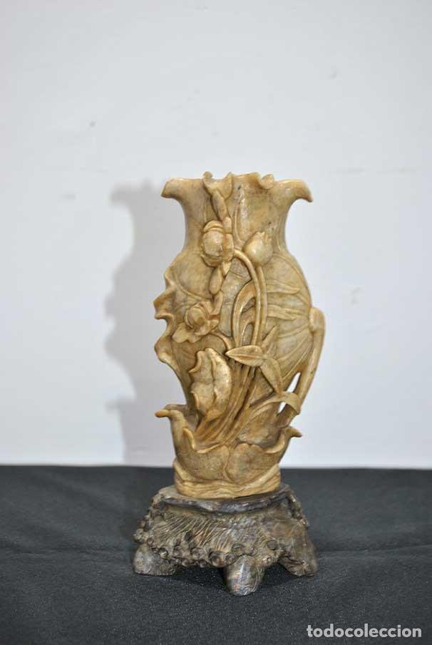 Antig&uuml;edades: VIOLTERO O JARR&Oacute;N DE ALABASTRO - Foto 1