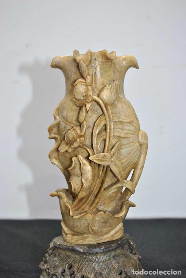 Antig&uuml;edades: VIOLTERO O JARR&Oacute;N DE ALABASTRO - Foto 2