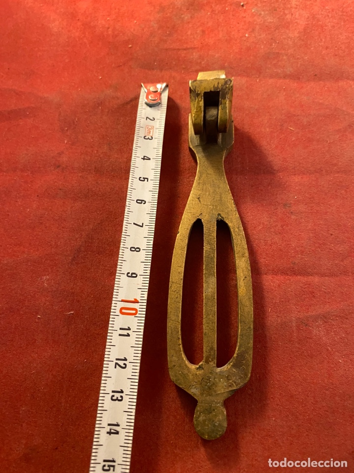 Antig&uuml;edades: Llamador puerta bronce - Foto 3