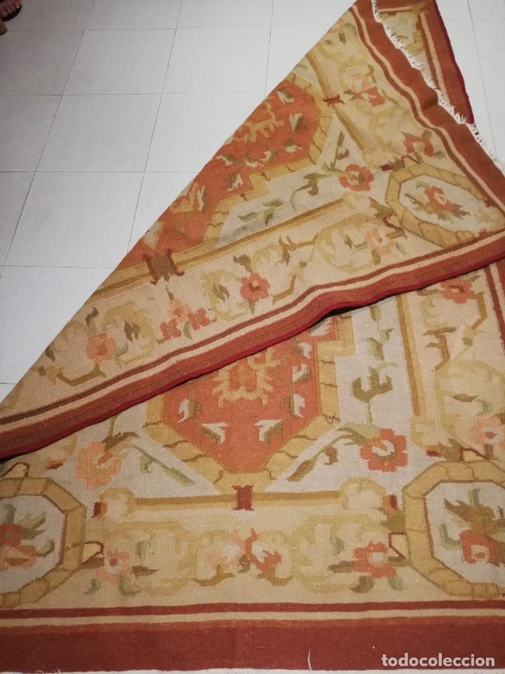 Antig&uuml;edades: Alfombra India de algodon . - Foto 2