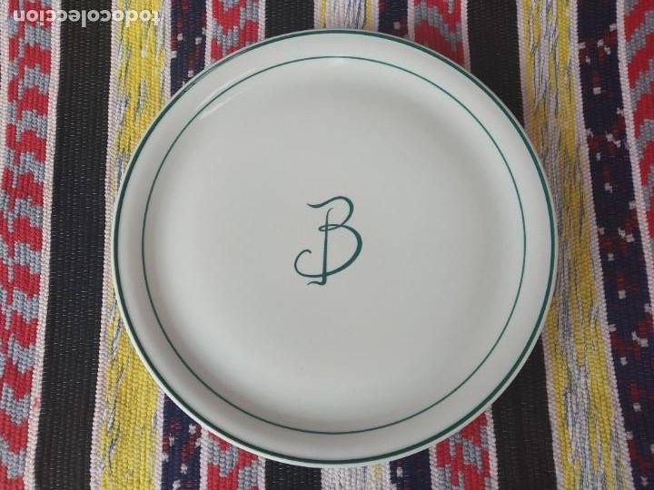 Antig&uuml;edades: PLATO CER&Aacute;MICA HOSTELER&Iacute;A - HOTELWARE - Foto 1