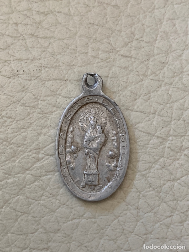 Antig&uuml;edades: MEDALLA ALUMINIO NTRA SE&Ntilde;ORA DEL PILAR - Foto 1