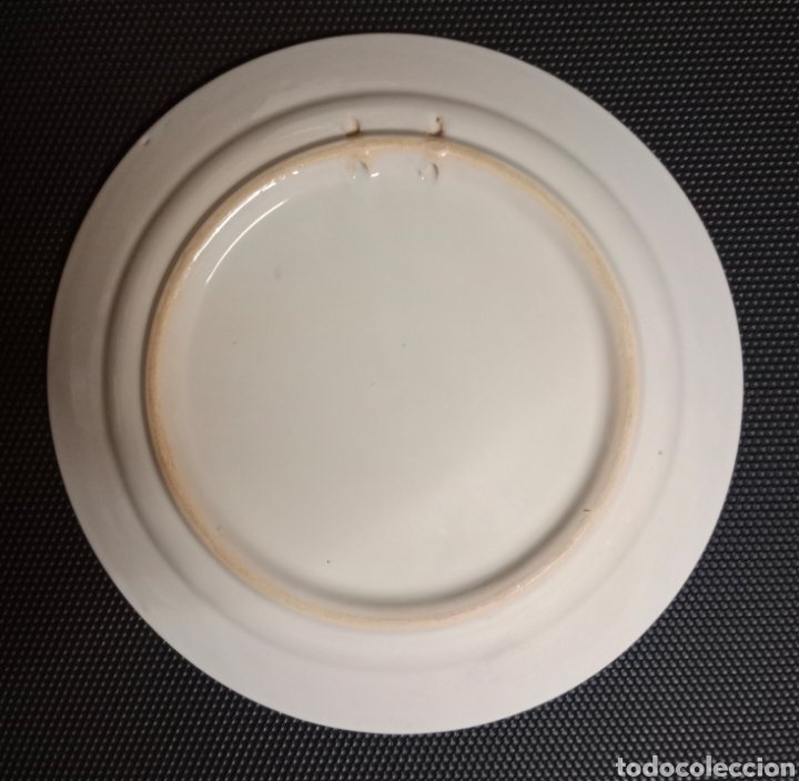 Antig&uuml;edades: PLATO DE CER&Aacute;MICA DE MANISES 22 cm - Foto 3