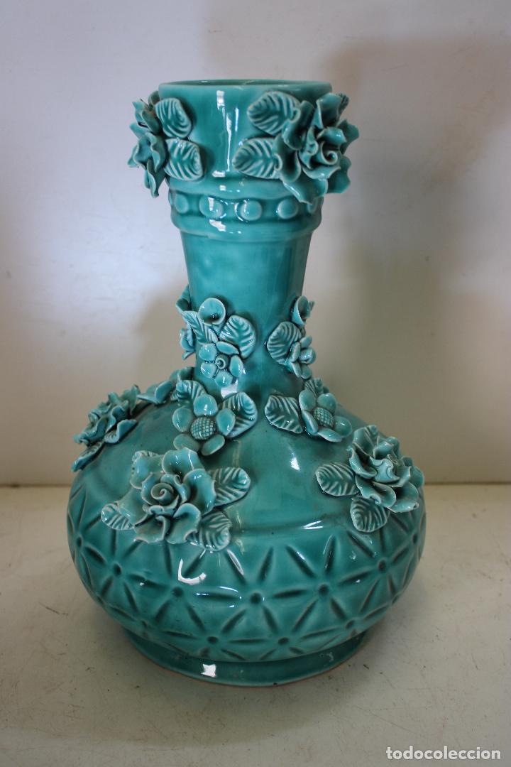 Antig&uuml;edades: jarron azul de manises - Foto 4