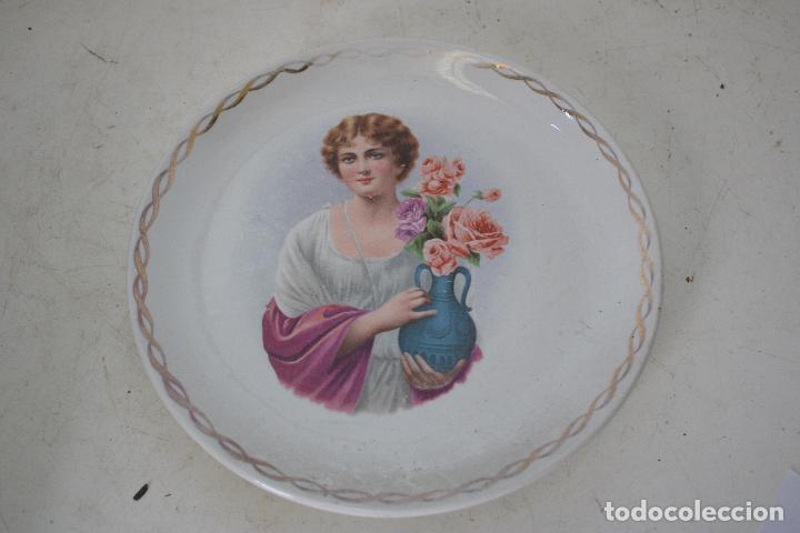 Antig&uuml;edades: plato antiguo limoges - Foto 3
