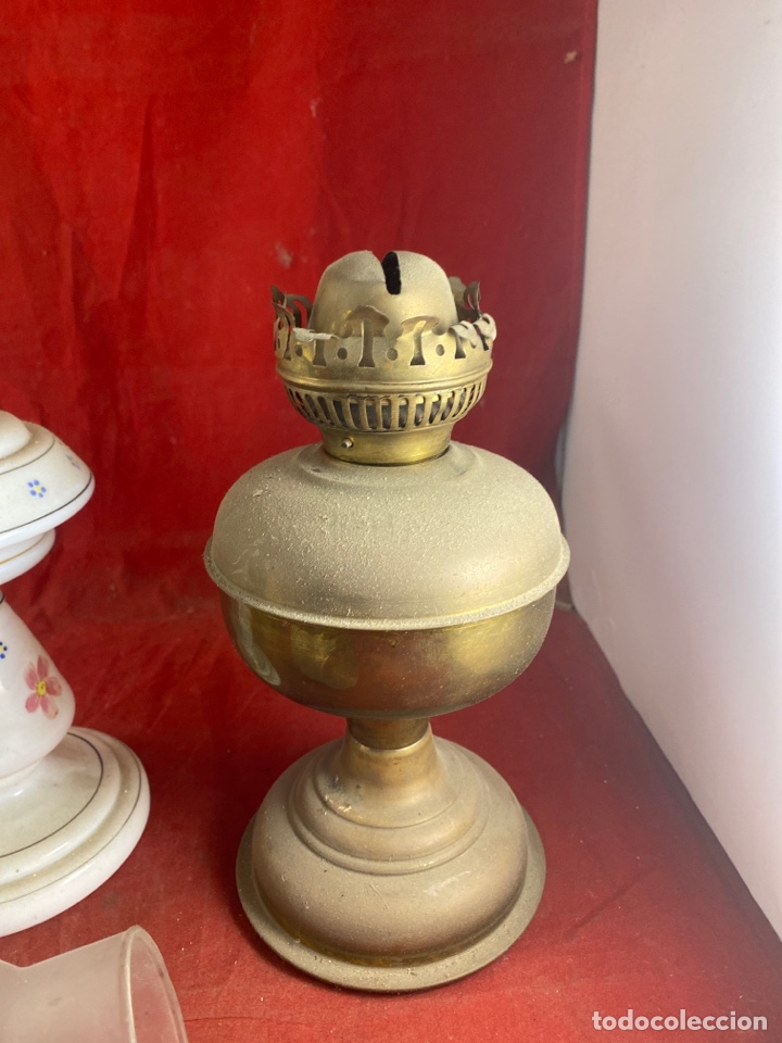 Antig&uuml;edades: LOTE DE L&Aacute;MPARAS ANTIGUAS - Foto 2