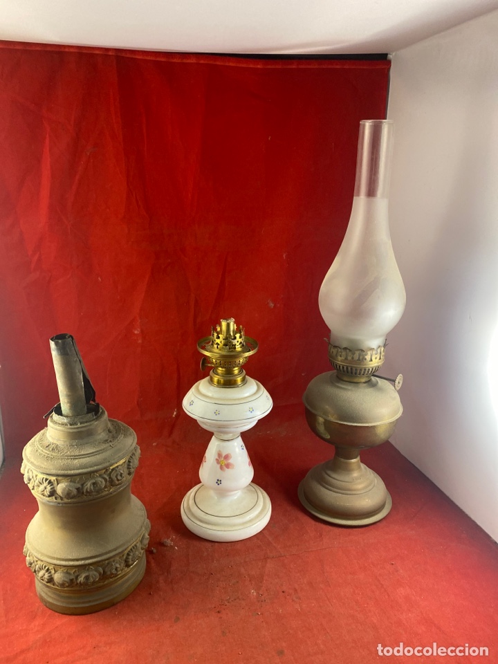 Antig&uuml;edades: LOTE DE L&Aacute;MPARAS ANTIGUAS - Foto 5
