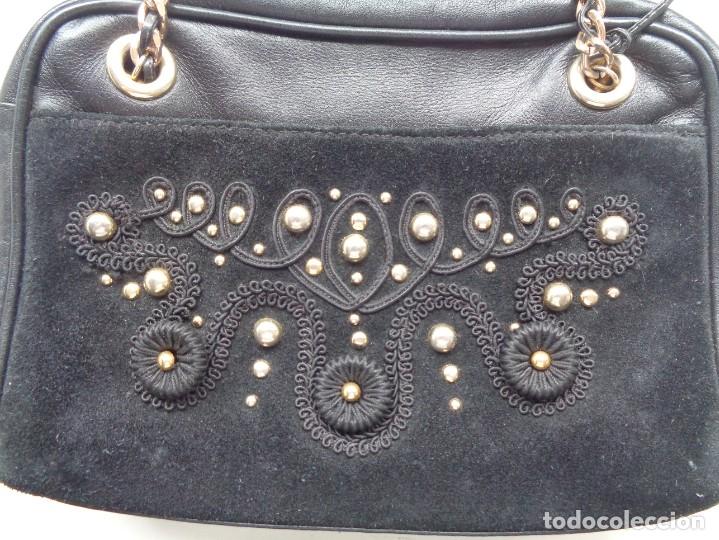 Antig&uuml;edades: BOLSO DE PIEL DE ESTEVE - Foto 5