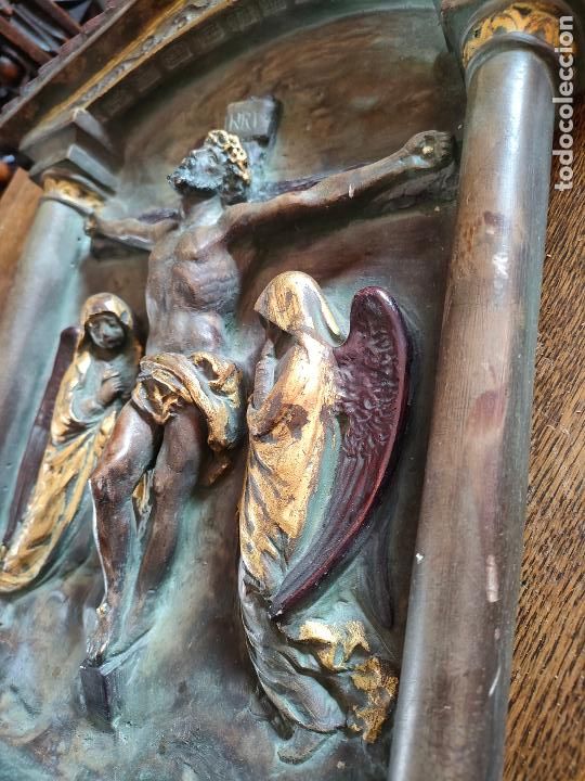 Antig&uuml;edades: Benditera Pujol Castill&oacute;n. Estuco - Foto 4