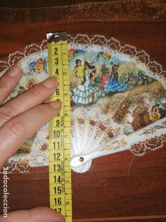 Antig&uuml;edades: Peque&ntilde;o abanico para mu&ntilde;ecas - Foto 3