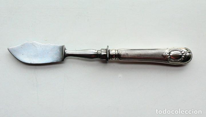 Antig&uuml;edades: ANTIGUO CUCHILLO DE PLATA 80 MM - Foto 1