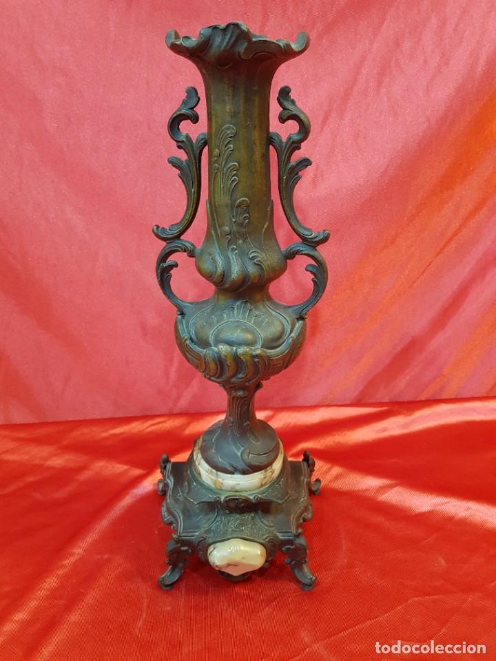 Antig&uuml;edades: ANTIGUO JARRON DE CALAMINA Y MARMOL - Foto 2