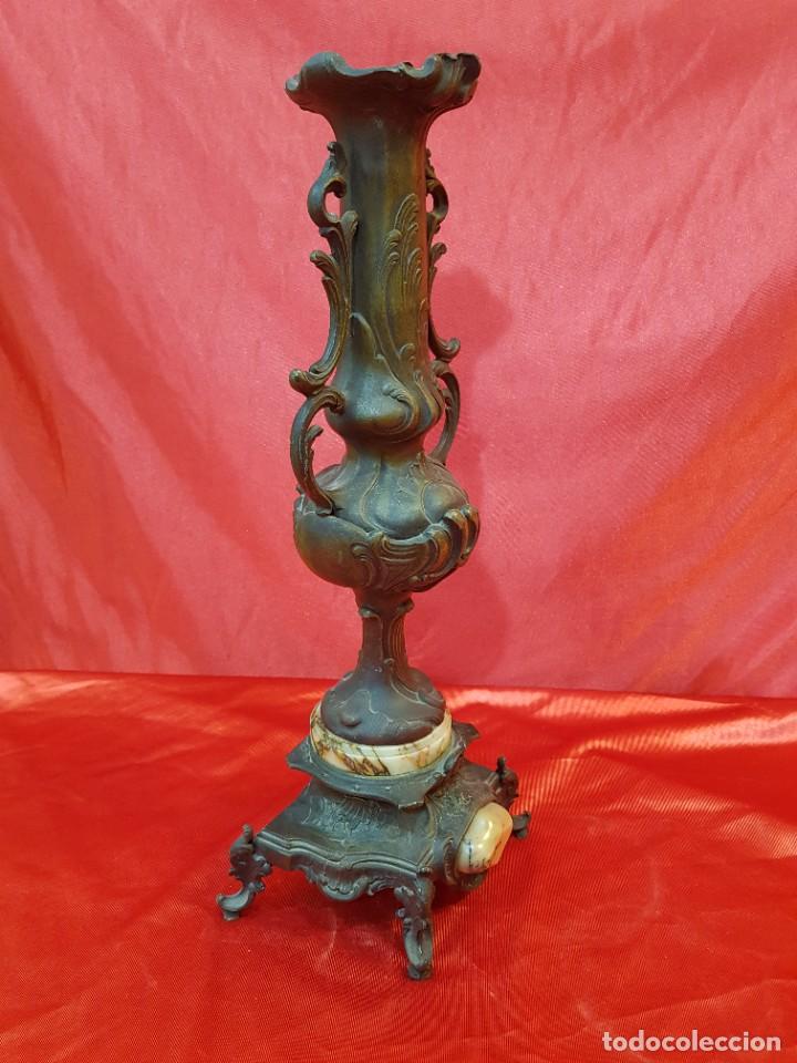 Antig&uuml;edades: ANTIGUO JARRON DE CALAMINA Y MARMOL - Foto 3