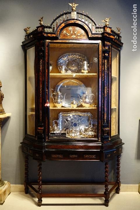 Antig&uuml;edades: Mueble vajillero de carey - Foto 2