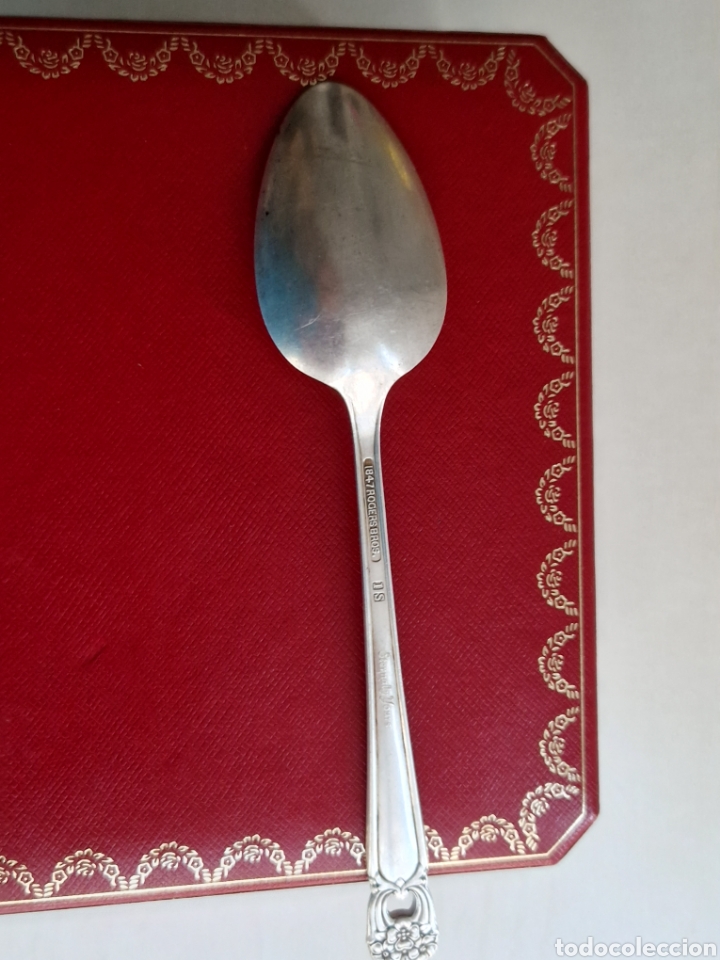Antig&uuml;edades: CUCHARA EN PLATA DE LEY CONTRASTES - Foto 2