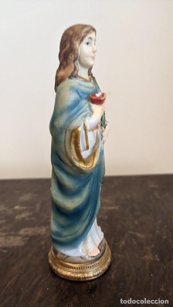 Antig&uuml;edades: FIGURA SANTA LUCIA - Foto 5