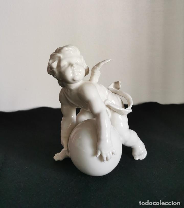 Antig&uuml;edades: ANGEL DE PORCELANA DE ALGORA - Foto 1