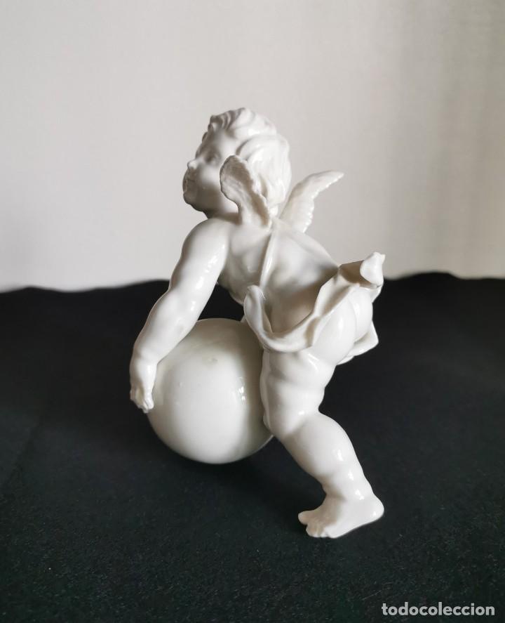 Antig&uuml;edades: ANGEL DE PORCELANA DE ALGORA - Foto 2