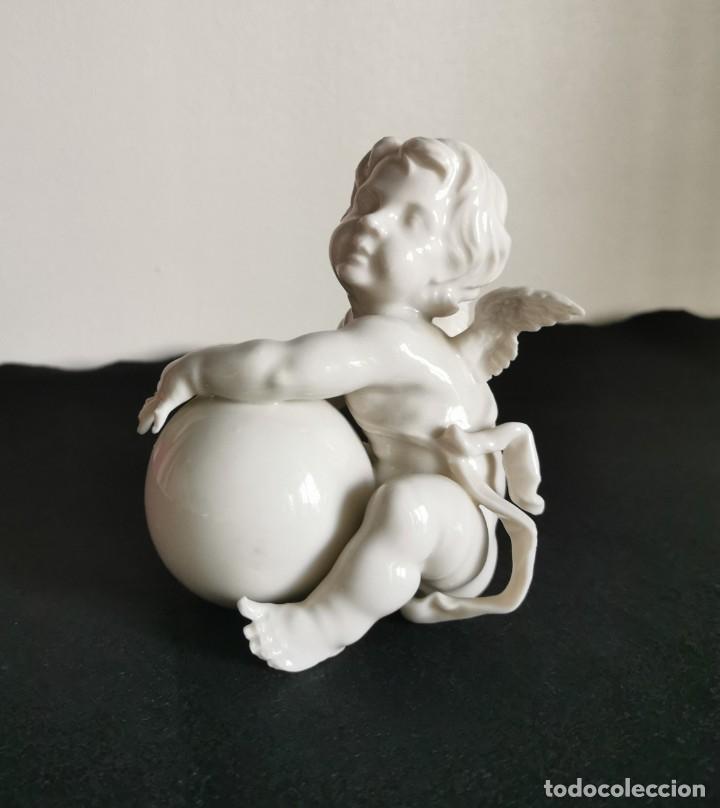 Antig&uuml;edades: ANGEL DE PORCELANA DE ALGORA - Foto 1