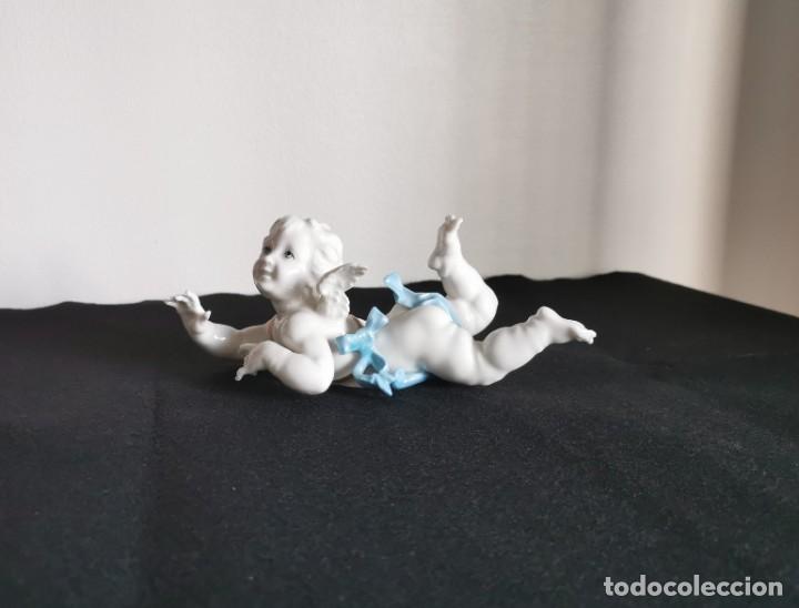 Antig&uuml;edades: ANGEL DE PORCELANA DE ALGORA - Foto 1