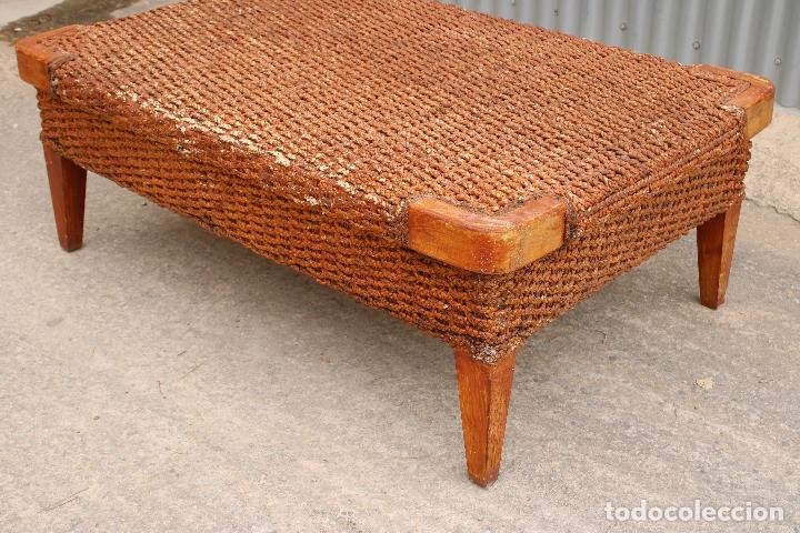 Antig&uuml;edades: mesa baja de bamb&uacute; - Foto 6