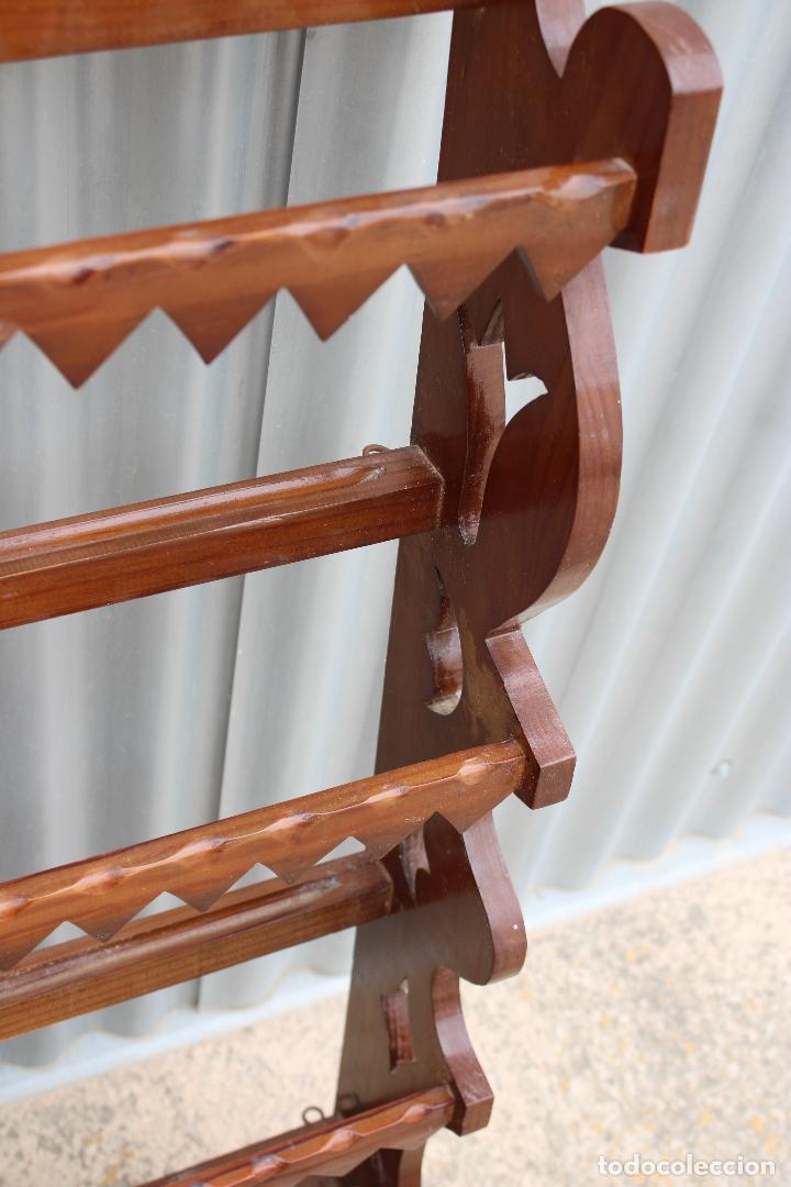 Antig&uuml;edades: platera repisa en madera - Foto 4