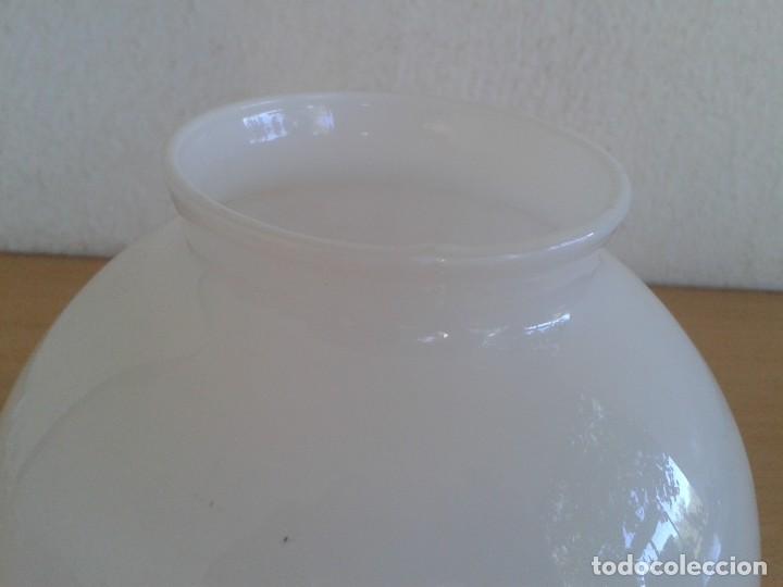 Antig&uuml;edades: TULIPA GLOBO CRISTAL BLANCO OPALINA - Foto 5