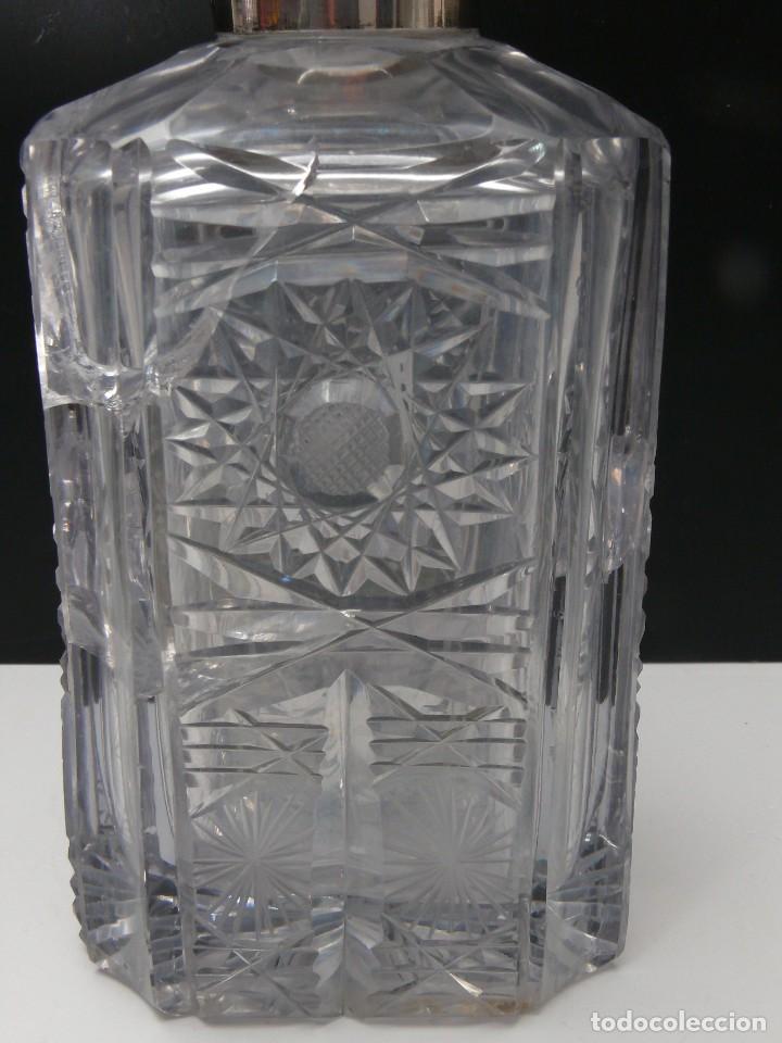 Antig&uuml;edades: Botella de licor de cristal de Bohemia - Foto 8