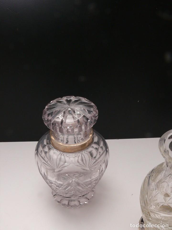 Antig&uuml;edades: Frasco de perfume Bohemia - Foto 4