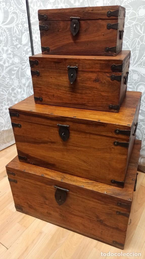 Antig&uuml;edades: BA&Uacute;LES MADERA Y ELEMENTOS EN FORJA - Foto 1