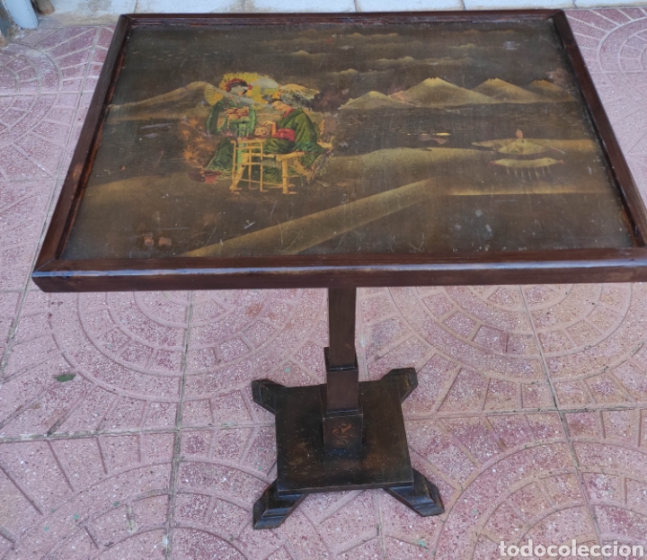 Antig&uuml;edades: MESA AUXILIAR ESTILO JAPONES - Foto 1