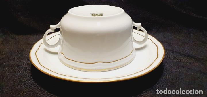 Antig&uuml;edades: 6 tazas consom&eacute; Irabia. - Foto 4